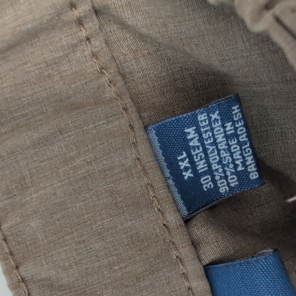 Reel Legends 2 Pair Performance Pants Fishing Convertible Pants XXL  30" Inseam - Picture 12 of 13